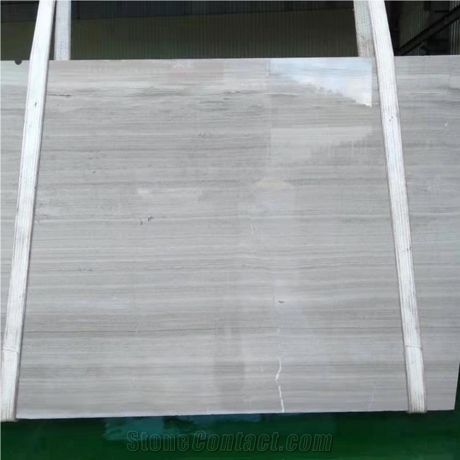 Light White Wood Grain Marble for Floor and Wall