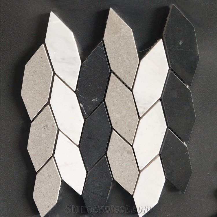 Marble Leaf Shaped Mosaic Tiles 30x30 Price