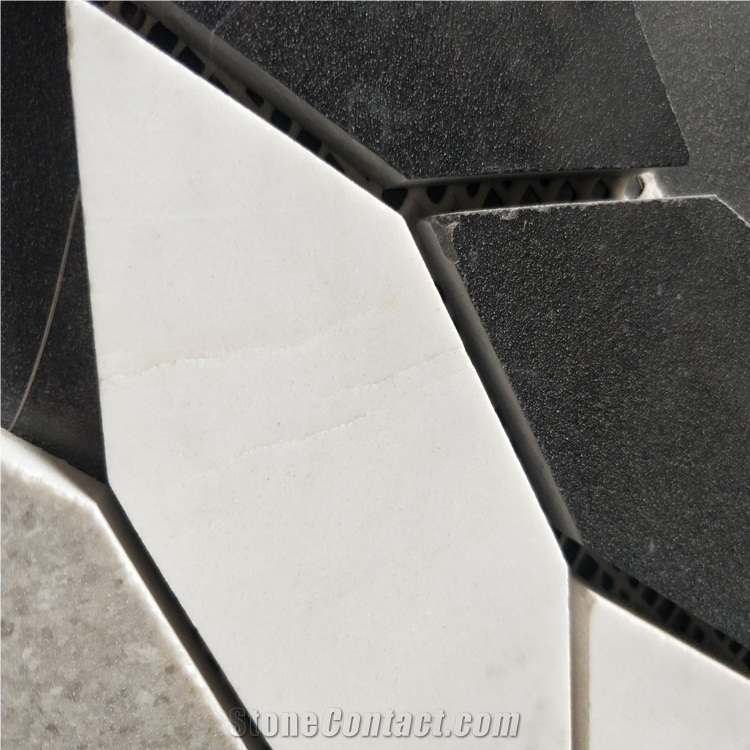 Marble Leaf Shaped Mosaic Tiles 30x30 Price