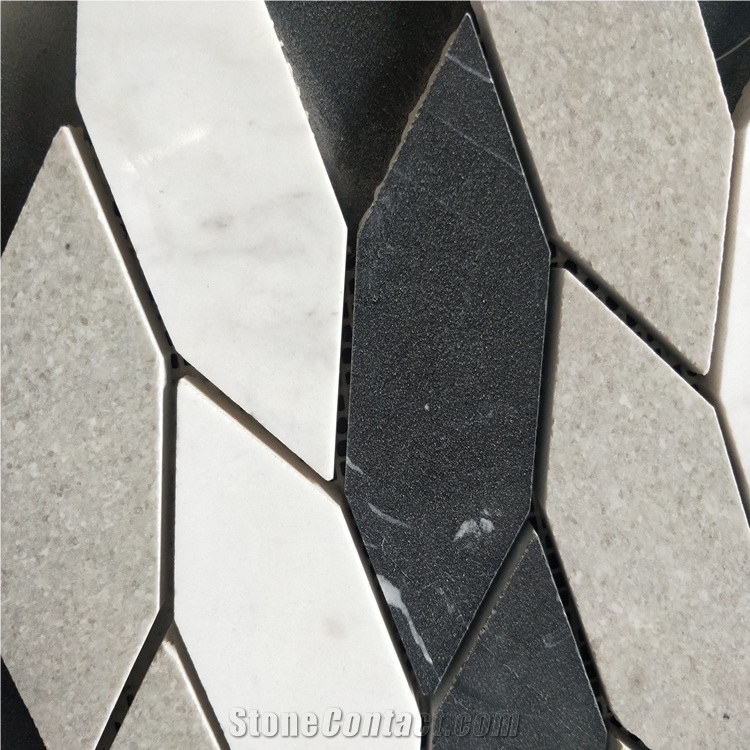 Marble Leaf Shaped Mosaic Tiles 30x30 Price