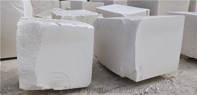 White Limestone Blocks