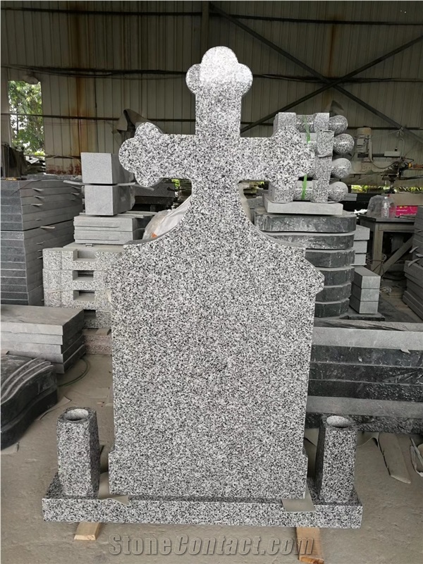 Cheap Price Hubei G603 Granite Engraved Tombstone