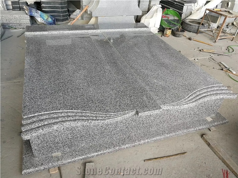 Cheap Price Hubei G603 Granite Engraved Tombstone