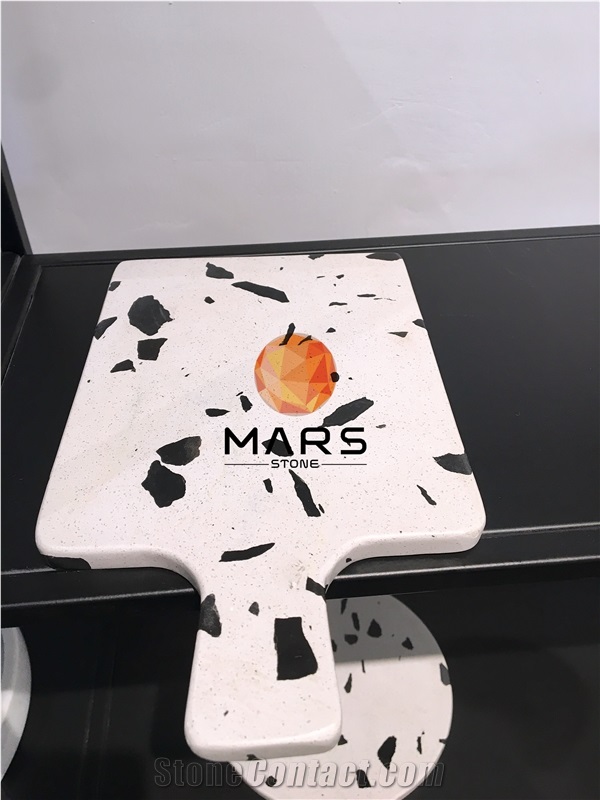 China Supply Black with White Terrazzo Wall Tiles