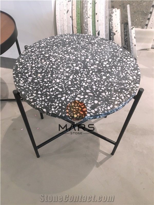 Kitchen Countertop Terrazzo Stone Particle Tiles