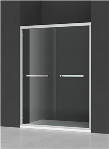Custom Framed 2 Sliding Clear Shower Glass Door