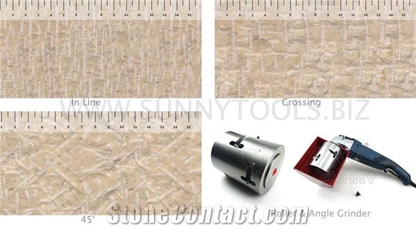 Angle Grinder Line Finish Piko Scratching Roller