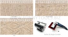 Angle Grinder Line Finish Piko Scratching Roller