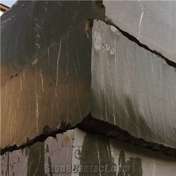 Grey Pietra Marble Block