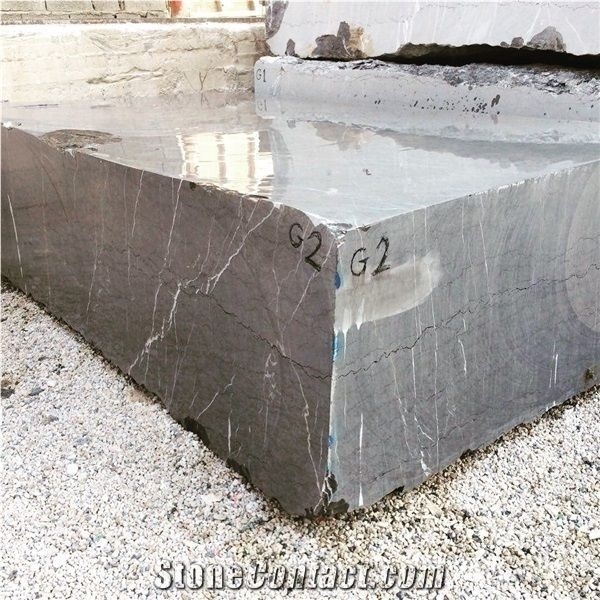 Grey Pietra Marble Block