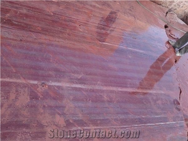 Persian Red Travertine Blocks