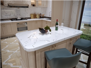 Aj5301 White Quartz Kitchen Island Tops
