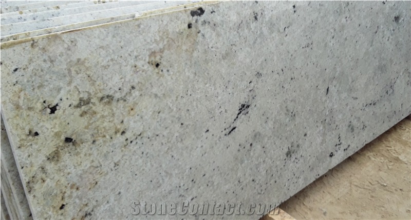 Colonial White Granite Kitchen Countertop