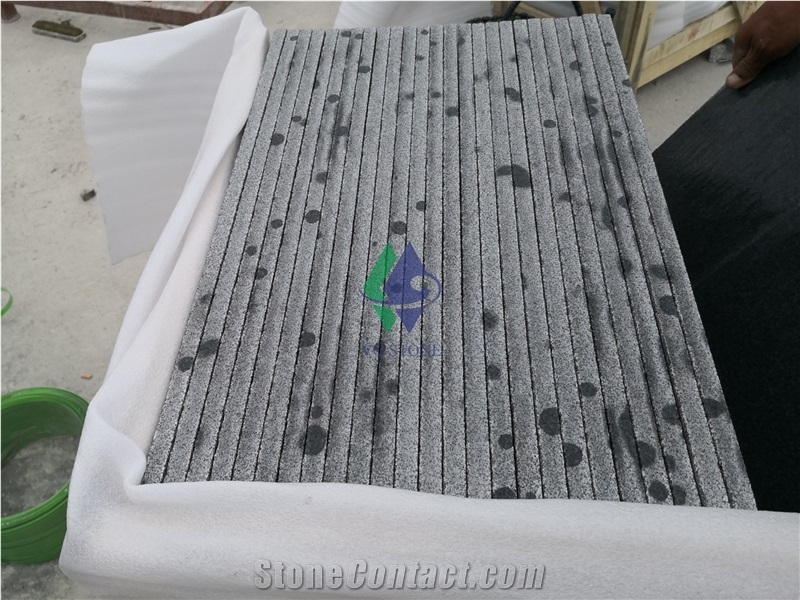 Honed New G654 Zhangqiu Black Granite Tiles Price