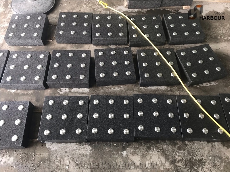 Black Gabbro/G695 Tactile & Blindstone
