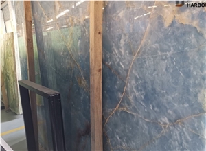 Blue Onyx Slab, Blue Sky Onyx Slab