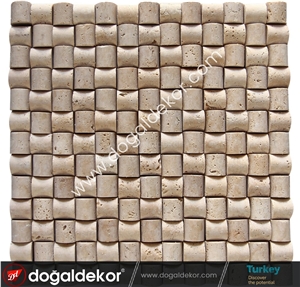 Classic Travertine Wall Mosaic Tile