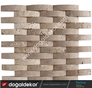 Denizli Classic Traverten Wall Mosaic Tile Denizli Classic Traverten Wall Mosaic Tile