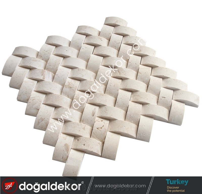 Limra Travertine Mosaic Tile