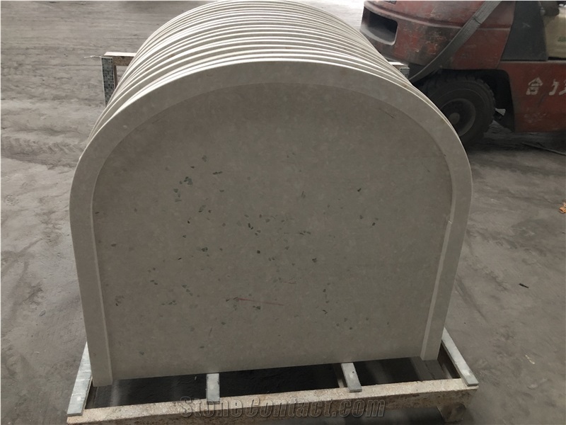 White Recyled Glass Tops to Usa Instead Of Quartz