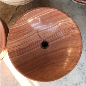 China Marble Bowl, Oval Shape, Under-Mount Sink