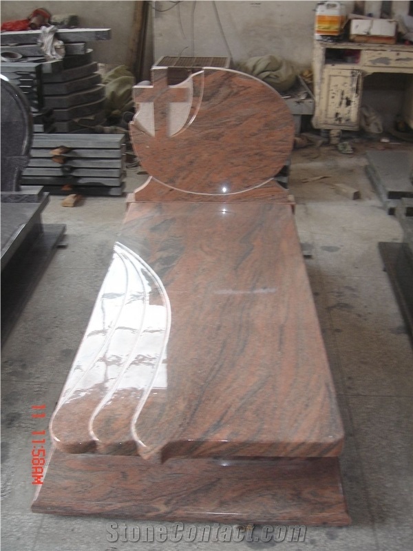 Customization Granite Engraved Tombstones Design