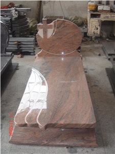 Customization Granite Engraved Tombstones Design