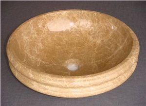 Drop-In Bathroom Sinks and Basins Marble