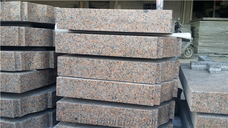 G562 Granite Red Stone China Style Tombstones