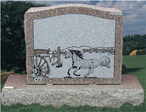 Good Designed China Granite Natural Memorial
