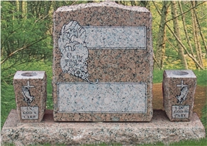 Good Designed China Granite Natural Memorial