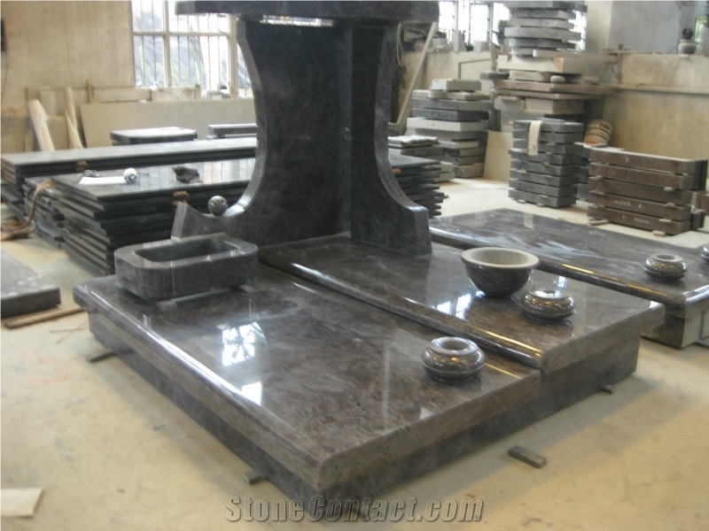 High Polished China Natural Granite Tombstones