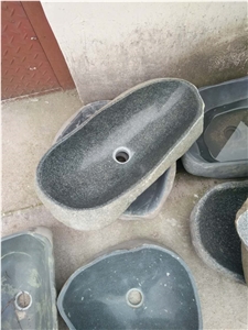 Kitchen River Stone Wash Basin Bathroom Stone