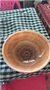 Marble Polished Round Sinks & Basins for Kitchen
