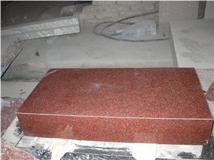 Polished Granite Tombstone,Engraved Monument