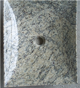 Polished Granite Wash Bowls Square Sinks Basins