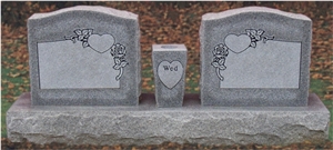 Polished Grey Granite Beautiful Style Memorials