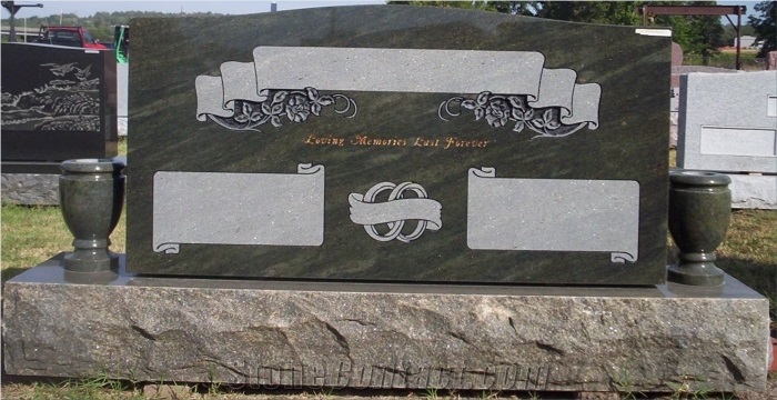 Popular Granite Western Style Memorial Monument