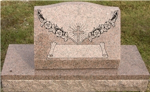 Special Shape China Granite Memorial Monuments