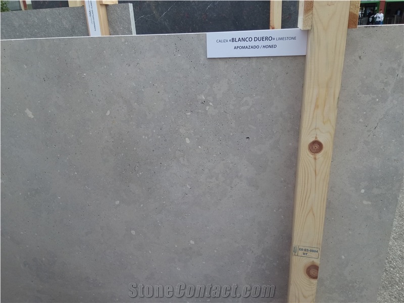 Caliza Blanco Duero Honed Slabs, Tiles