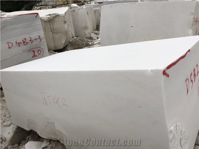 Lincoln White Marble Block