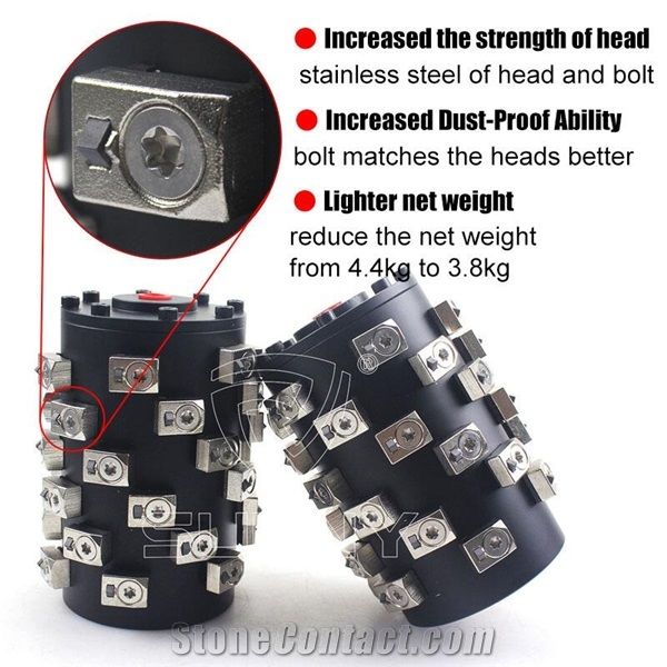M14 Scratching Bush Hammer Roller for Hand Grinder