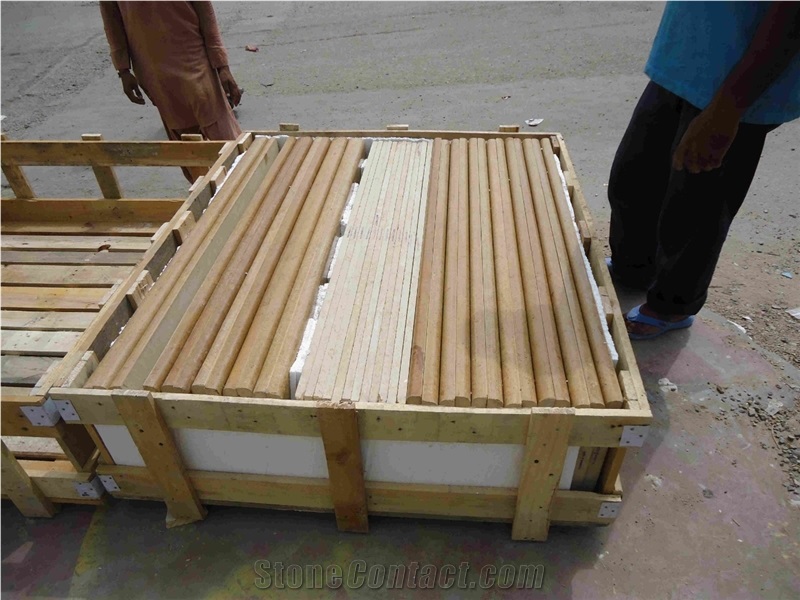 Indus Gold Marble Steps and Riser