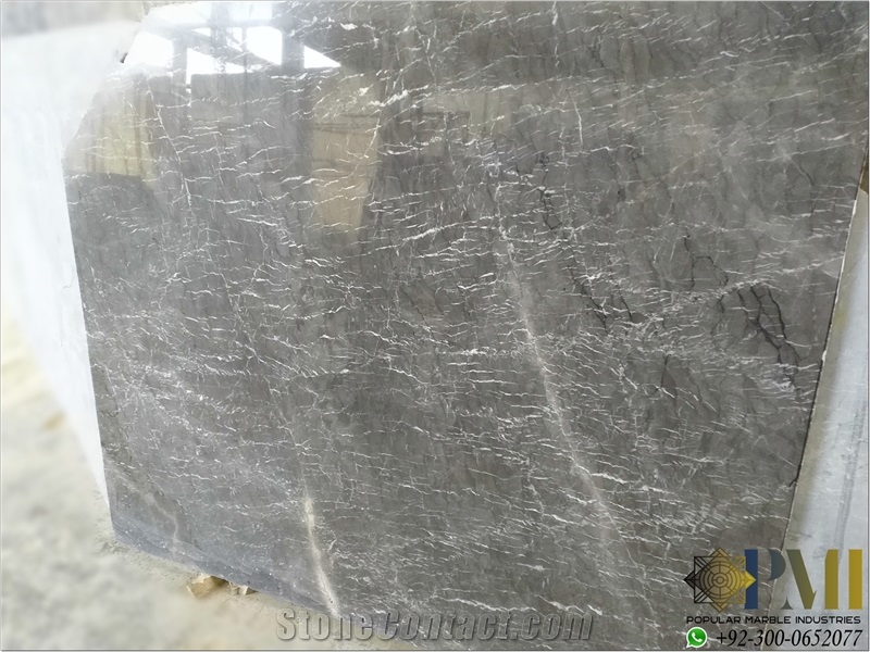 Mystic Gray Marble Slabs