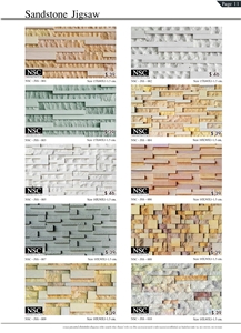 Yellow Sandstone Wall Tiles Cladding Stone Exterior Panel