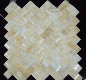 Hony Onxy Mosaic, Honey Onxy Yellow Onyx Mosaic