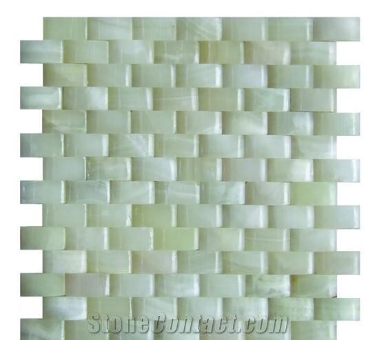 Hony Onxy Mosaic, Honey Onxy Yellow Onyx Mosaic