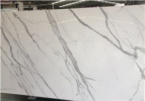 Nano White Calacatta Artificial Marble