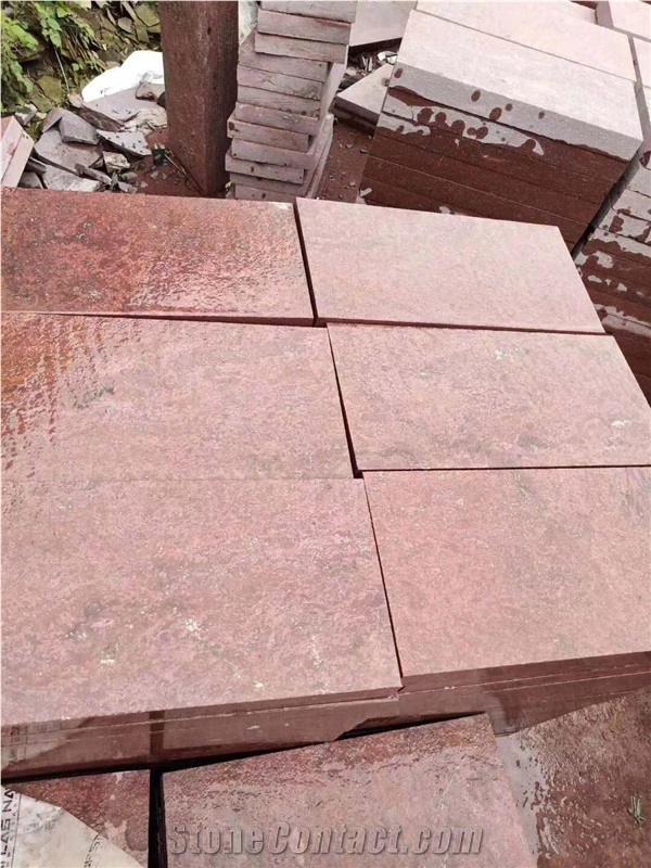 Red Porphyry Flooring Tiles,Wall Cladding