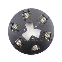 Htc Bush Hammer Plate with 6 Rollers for Concrete